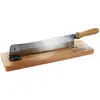 Image de Trancheuse à pain en bois et inox