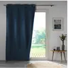 Image de Rideau 100% occultant en microfibre polyester marine 260 x 140