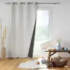 Image de Rideau isolant doublé polaire polyester naturel 140x260 cm