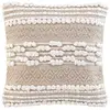 Image de Coussin déhoussable en polycoton avec broderies et fils métallisés