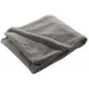 Image de Plaid wooly bouclette unie polyester gris 125x150 cm