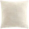 Image de Coussin déhoussable velours relief naturel 45x45 cm