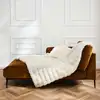 Image de Plaid imitation fourrure et polaire naturel 180x220 cm