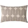 Image de Coussin déhoussable en polycoton à imprimé métallisé noir 60 x 20