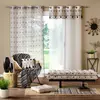 Image de Voilage sable top pompon 140x240cm