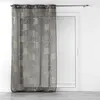 Image de Voilage sable métallisé anthracite or 140x240cm