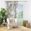 Image de Voilage sablé au style nature dorée polyester taupe 140x240 cm