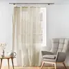 Image de Voilage Belani polycoton naturel beige 140x240 cm