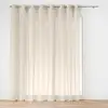Image de Voilage grande largeur - effet lin tissé polyester lin 0 x 300