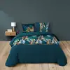 Image de Parure de lit coton bleu bleu 240x220