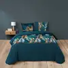 Image de Parure de lit coton bleu 260x240 cm