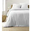 Image de Parure de lit gaze de coton blanc 260x240