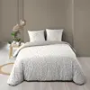 Image de Parure de couette 100% coton 57 fils imprimée 240x220cm 2 taies