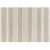Image de Tapis déco en polycoton et fils lurex polyester/coton beige 120x170 cm