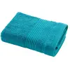 Image de Serviette de toilette unie éponge 500 g/m² turquoise 50x90 cm