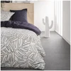 Image de Parure de lit coton 2 personnes imprimé jungle SUNSHINE