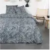 Image de Parure de lit 2 personnes imprimé floral coton 220x240 cm bleu