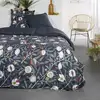 Image de Parure de lit 2 personnes imprimé floral coton 220x240 cm bleu