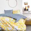 Image de Parure de lit 240x220 cm jaune