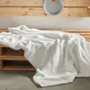 Image de Plaid uni 125x150 cm blanc