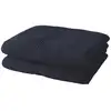 Image de Lot de 2 serviettes de toilette 100% coton bleu marine 50x90