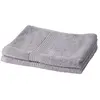 Image de Lot de 2 serviettes de toilette 100% coton gris clair 50x90