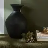 Image de Vase en métal 25x37 cm noir