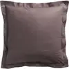 Image de Taie d'oreiller coton marron 75x75 cm