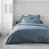 Image de Housse de couette 140x200 cm bleu gris