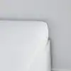 Image de Drap housse jersey 2 personnes uni 140x190 cm blanc