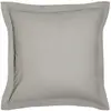 Image de Taie d'oreiller finition volant uni coton 63x63 cm beige