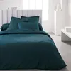 Image de Housse de couette pour lit 240x260 cm vert foncé