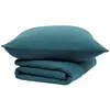 Image de Couvre lit boutis 240x260 cm vert foncé