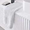 Image de Serviette de bain uni 50x90 cm blanc