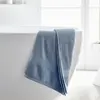 Image de Maxi drap de bain uni 90x150 cm bleu ardoise