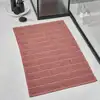 Image de Tapis de bain uni 50x80 cm rouge