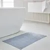 Image de Tapis de bain uni 50x80 cm bleu ardoise