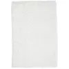 Image de Tapis de bain mèche uni 50x80 cm blanc