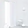 Image de Rideau à oeillets 140x240 cm blanc
