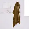 Image de Plaid uni gaze de coton 150x200 cm marron