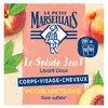 Image de Le Petit Marseillais Savon Solide 3 en 1 Lavant Doux Pêche Nectarine 80g