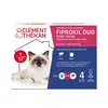 Image de Clement Thekan Anti-Puces Anti-Tiques Chats 1-12kg 4 Pipettes