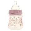 Image de Bébisol Biberon Anti-Colique Silicone Col Large +0m Lapins Rose 150ml