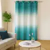 Image de Voilage tie and dye coloré polyester turquoise 140x240 cm