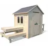 Image de Maisonnette en bois avec cuisine et table de pique-nique