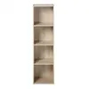 Image de Etagère de rangement 4 cases - h122 cm - bois