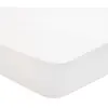 Image de Drap housse coton blanc 160x200 cm