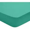 Image de Drap housse coton vert 180x200 cm