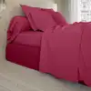 Image de Drap plat coton fuchsia 180x290 cm