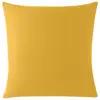 Image de Taie d'oreiller coton jaune 50x75 cm